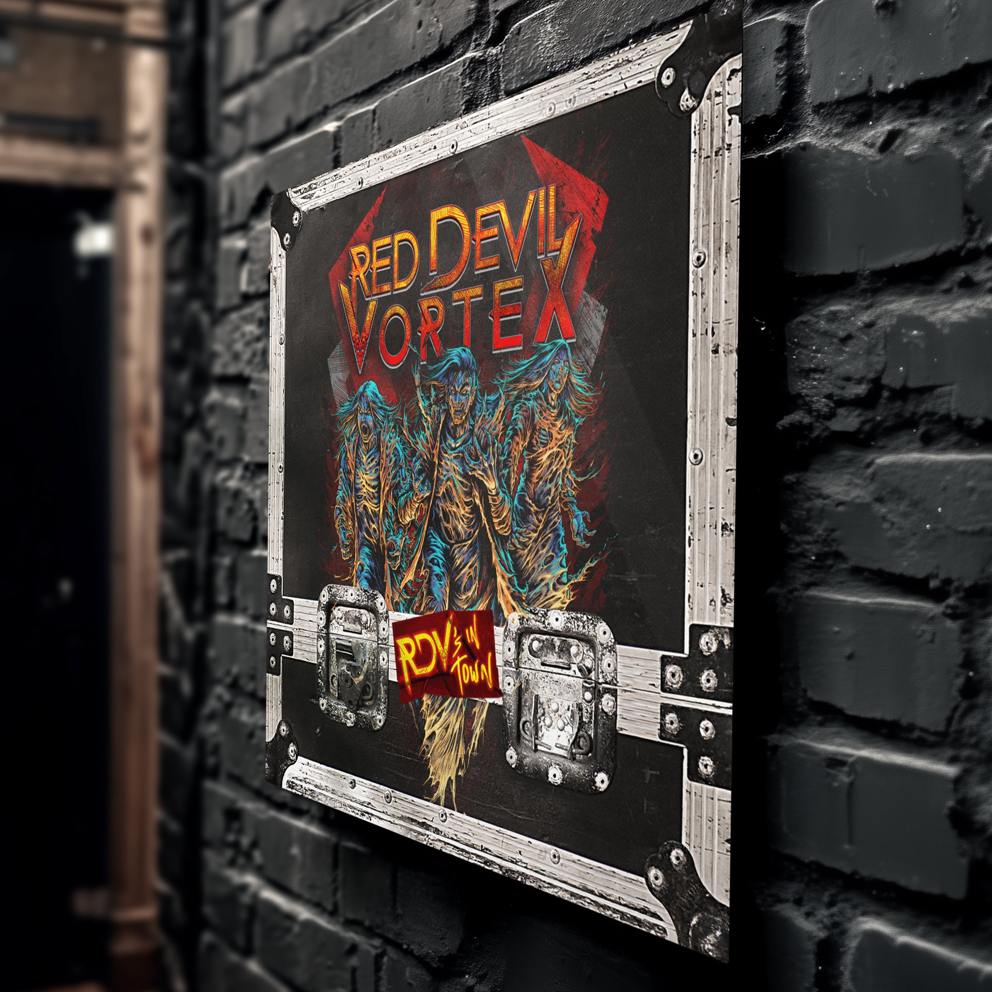"RDV's In Town" Wall Decorative Metal Print
