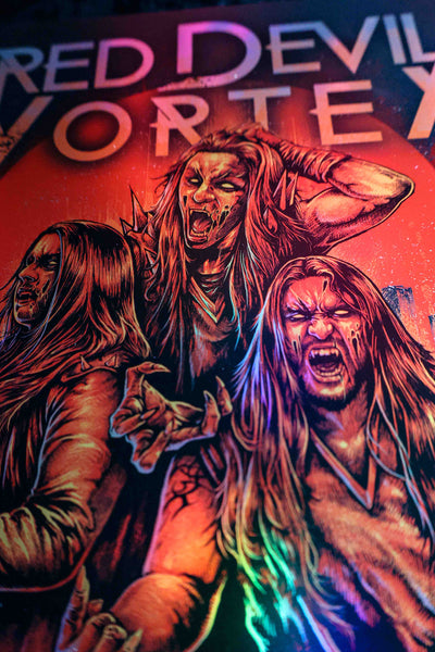 PRE-ORDER: Red Devil Vortex 2024 U.S. Tour Holographic Poster