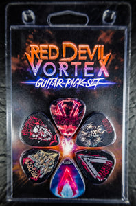 Red Devil Vortex Guitar Pick Set (6 Picks)