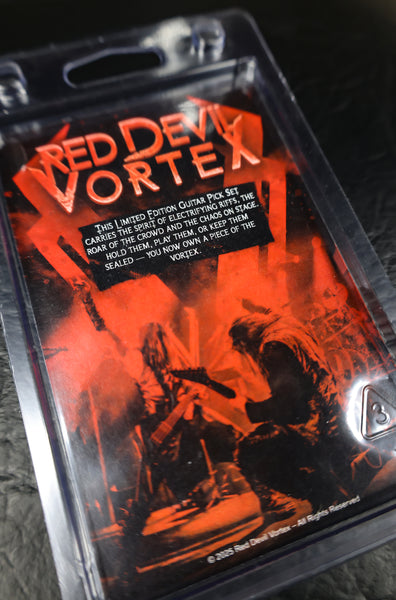 Red Devil Vortex Guitar Pick Set (6 Picks)