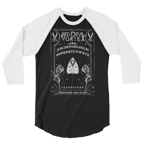 RDV's "Ouija Board" 3/4 sleeve raglan shirt